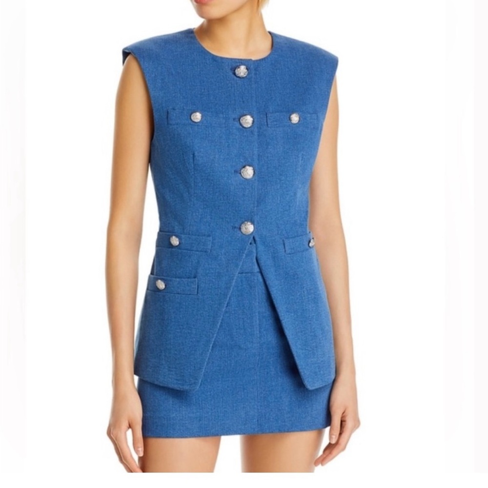 Veronica Beard Tamara Denim vest
